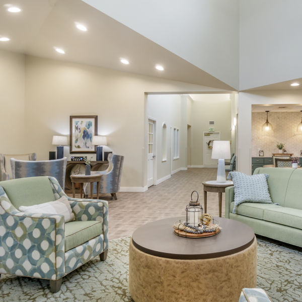 Brookdale Puyallup South Community Living Room