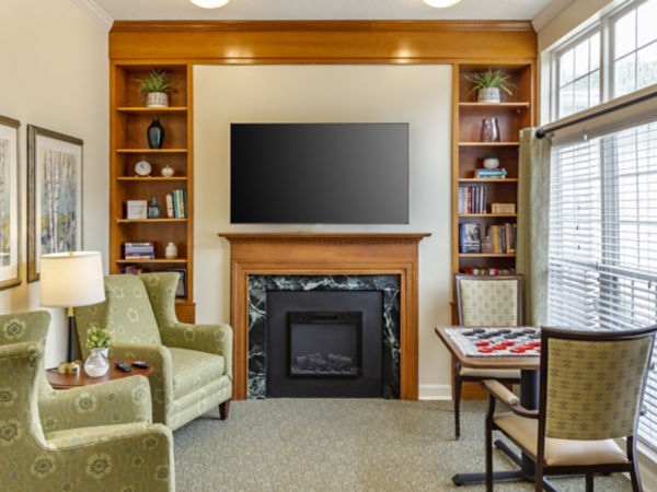 Brookdale Reidsville Community Living Room
