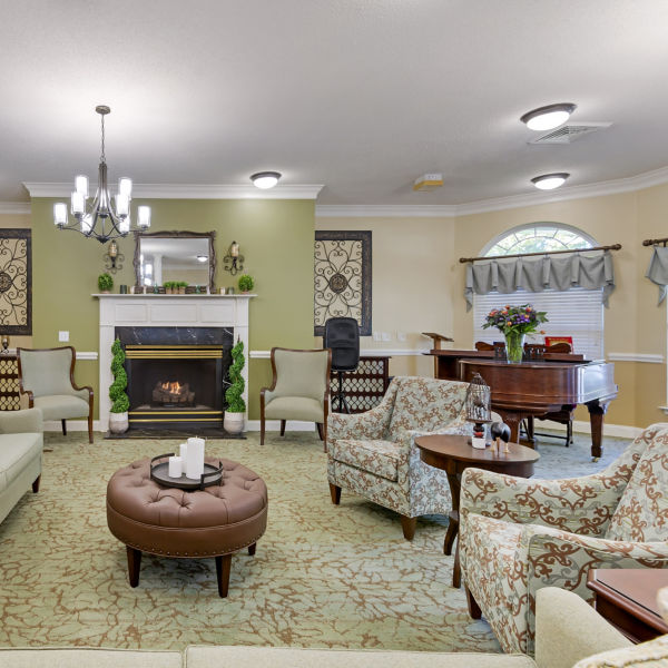 Brookdale Robinwood Community Living Room