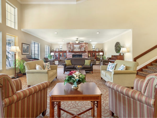 Brookdale Rome Community Living Room