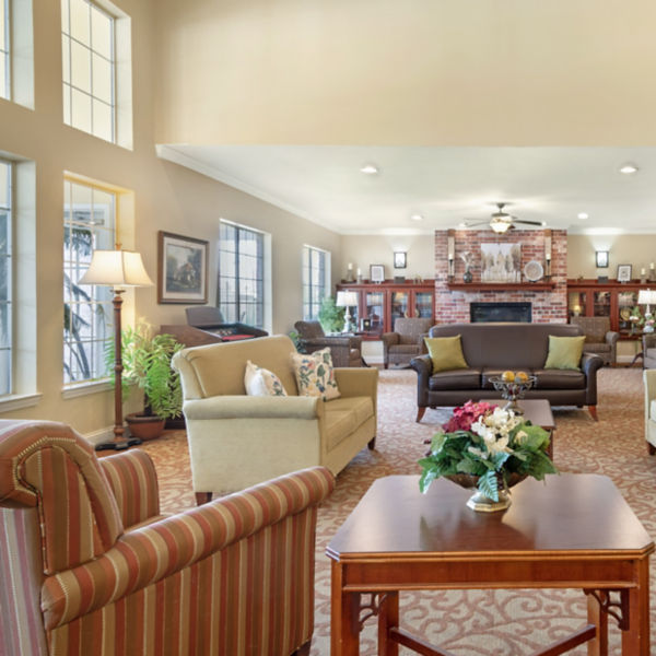 Brookdale Rome Community Living Room