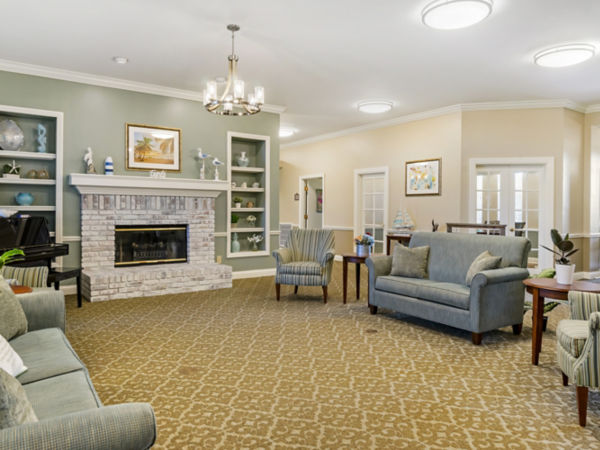 Brookdale Rotonda Community Living Room