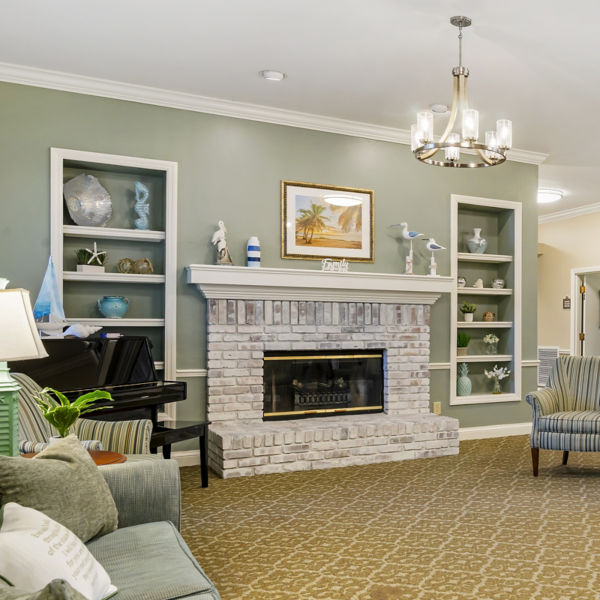 Brookdale Rotonda Community Living Room