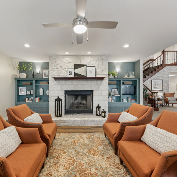 Brookdale San Marcos North Community Living Room