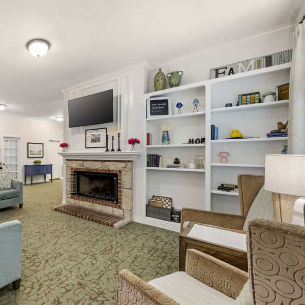 Brookdale Shawnee Ok Community Living Room