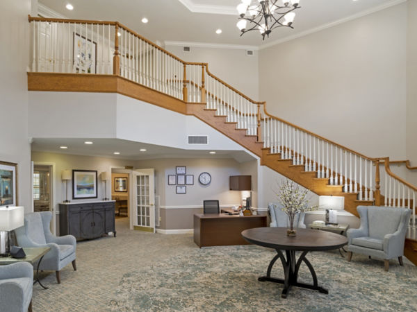 Brookdale South Charlotte Lobby