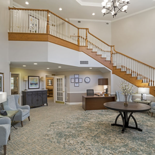 Brookdale South Charlotte Lobby