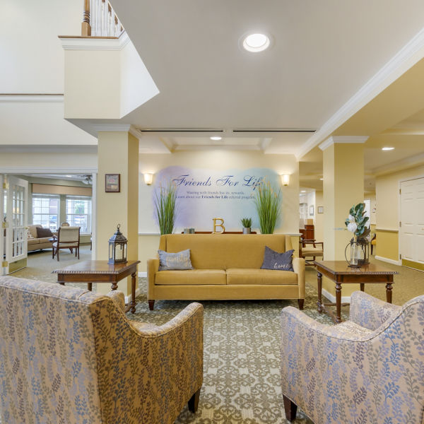 Brookdale South Windsor Community Living Room