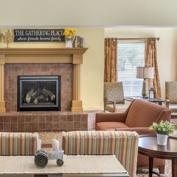 Brookdale Springmeadows Community Living Room