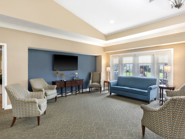 Brookdale Stonebridge Ranch Community Living Room
