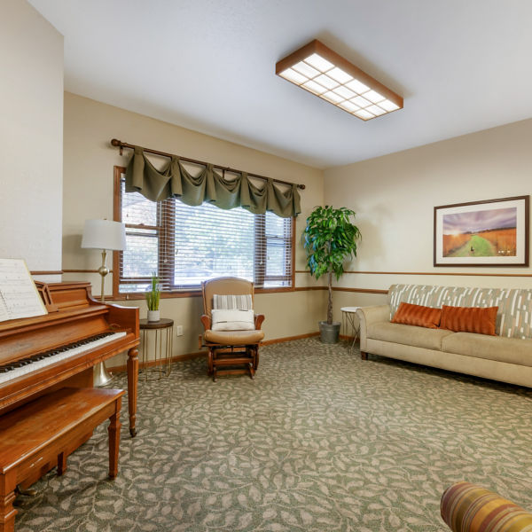 Brookdale Sun Prarie Community Living Room