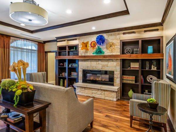 Brookdale The Solana Vintage Park Community Living Room