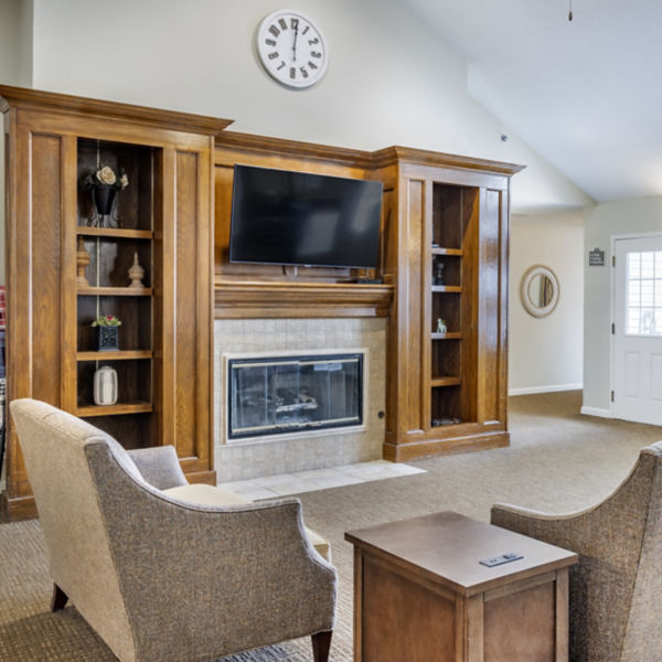 Brookdale Topeka Community Living Room