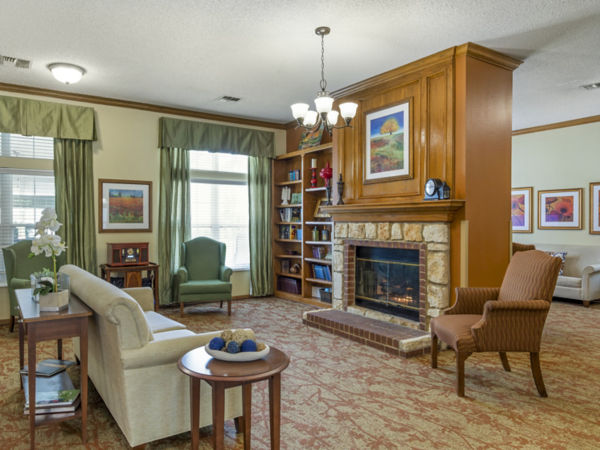 Brookdale Tyler East Community Living Room