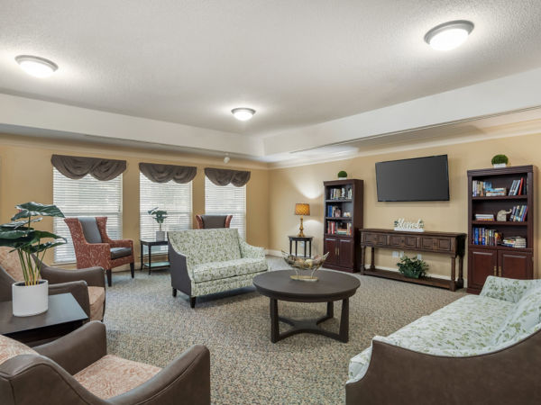 Brookdale Union Park Community Living Room