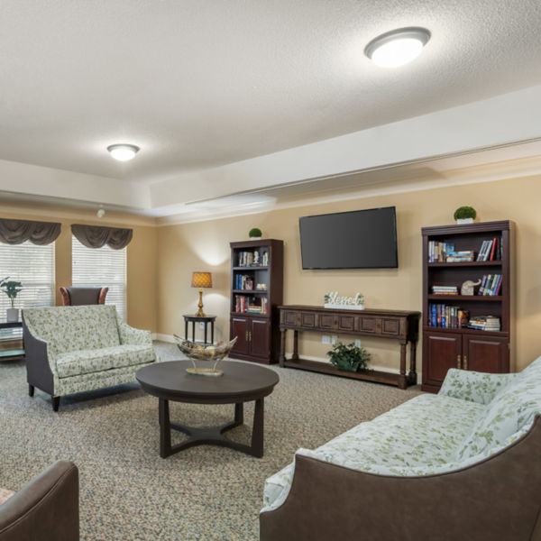 Brookdale Union Park Community Living Room