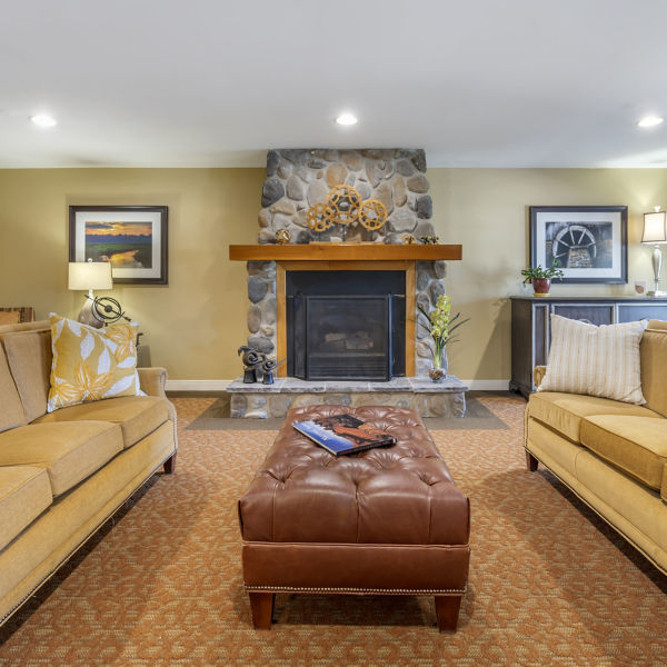 Brookdale Urbana Community Living Room