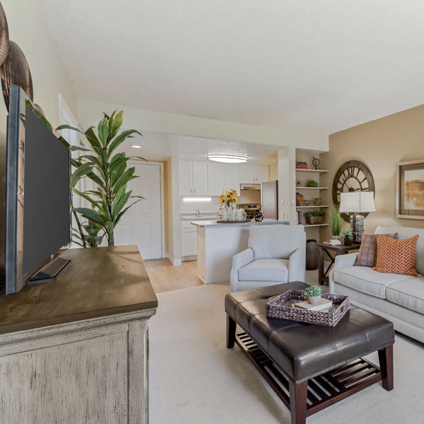Brookdale Valencia Apartment Living Room