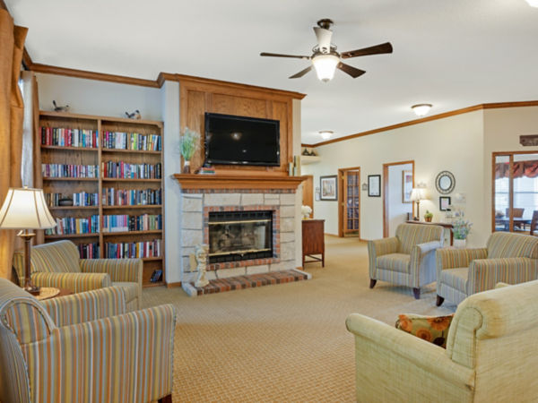 Brookdale Valparaiso Al Community Living Room