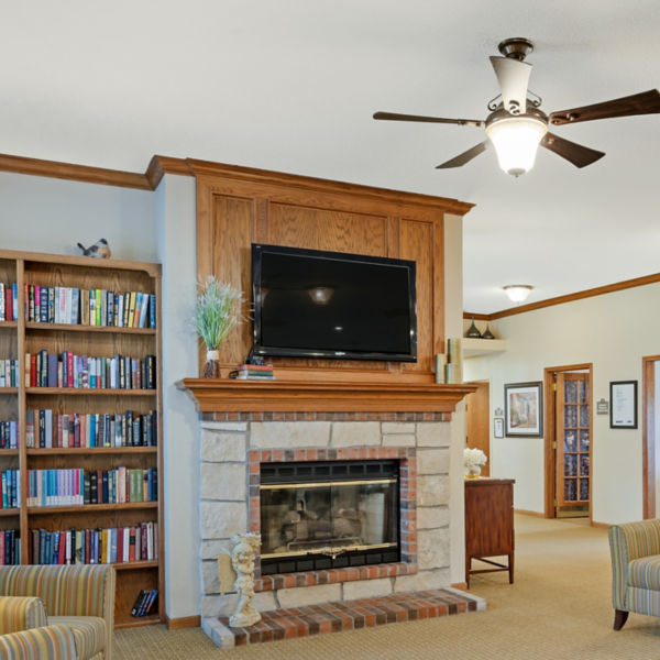 Brookdale Valparaiso Al Community Living Room
