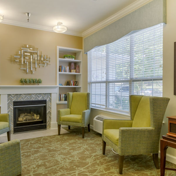 Brookdale Wake Forest Community Living Room