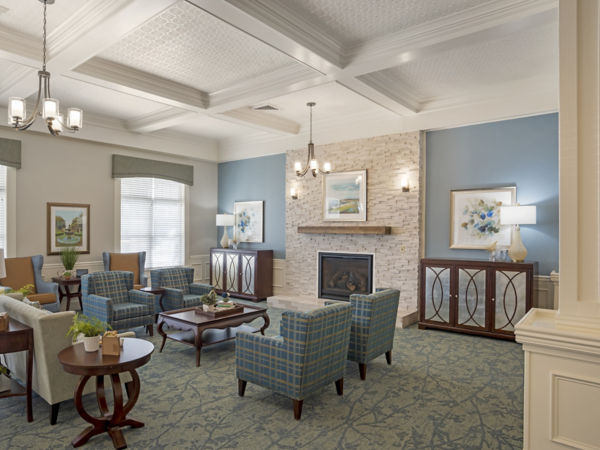 Brookdale Weddington Park Community Living Room