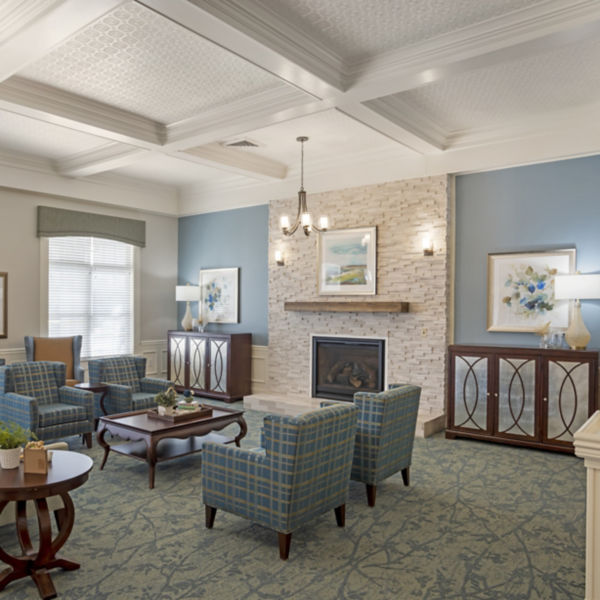 Brookdale Weddington Park Community Living Room