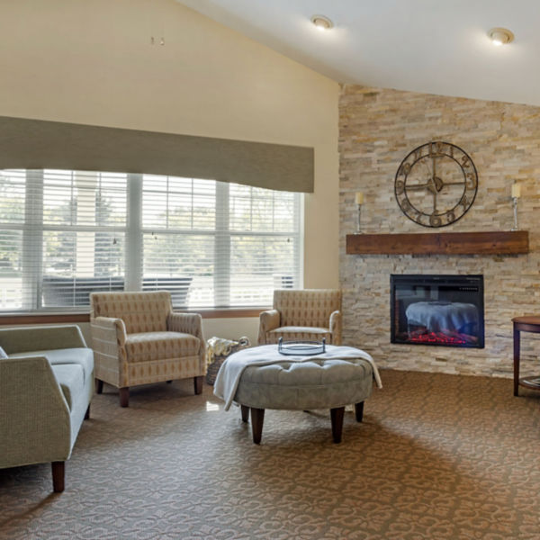 Brookdale West St Paul Community Living Room