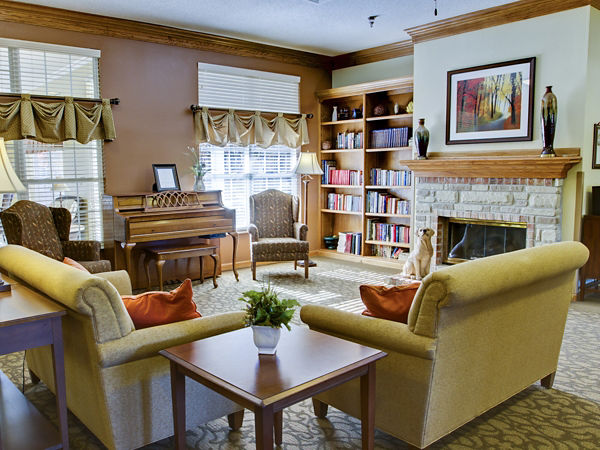 Brookdale Westerville Community Living Room