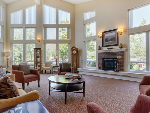 Brookdale Wilsonville Community Living Room