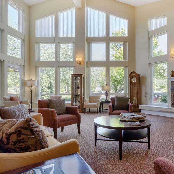 Brookdale Wilsonville Community Living Room