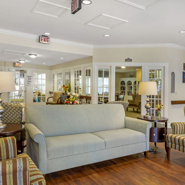 Brookdale Winston Salem Community Living Room