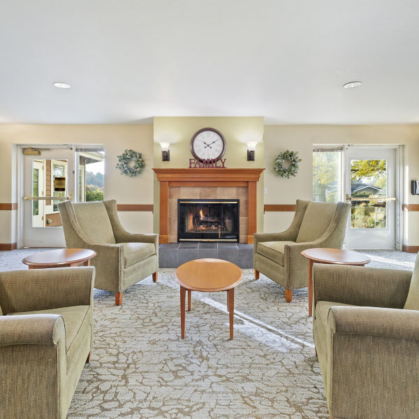 Brookdale Yakima Community Living Room