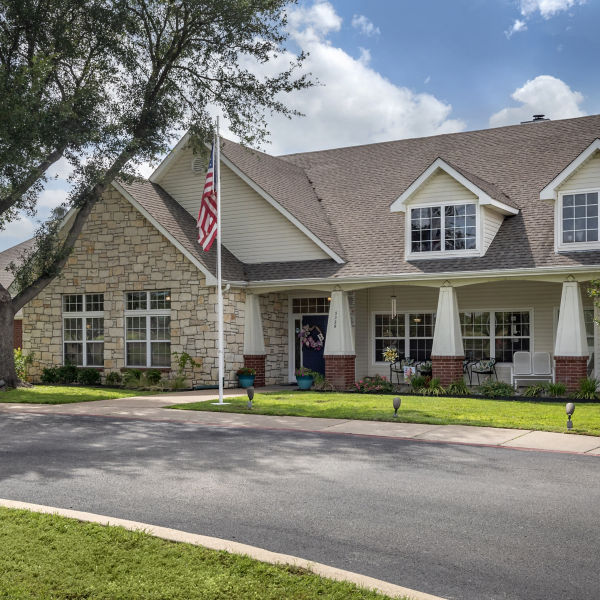 Brookdale Corsicana Entrance