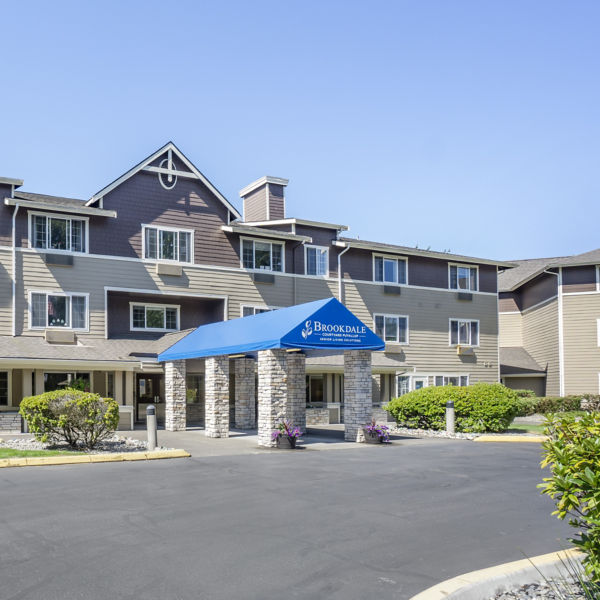 Brookdale Courtyard Puyallup Entrance