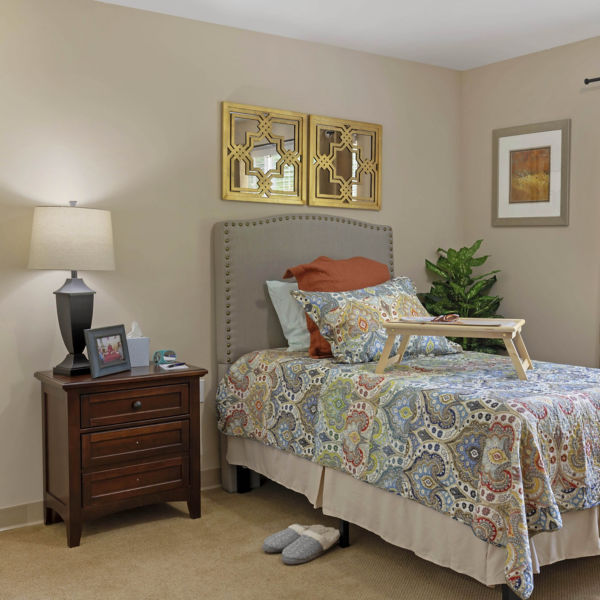 Brookdale Country Day Road Studio Apartment Bedroom