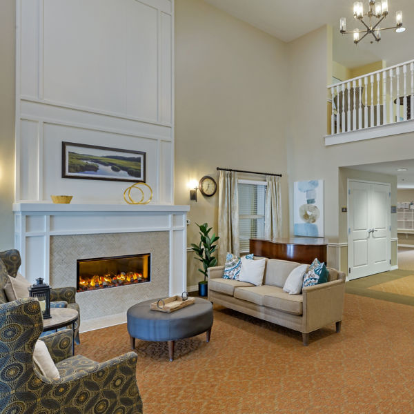 Brookdale Cushing Park Community Living Room