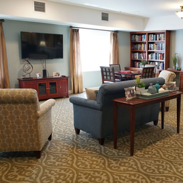Brookdale Emerson Community Living Room