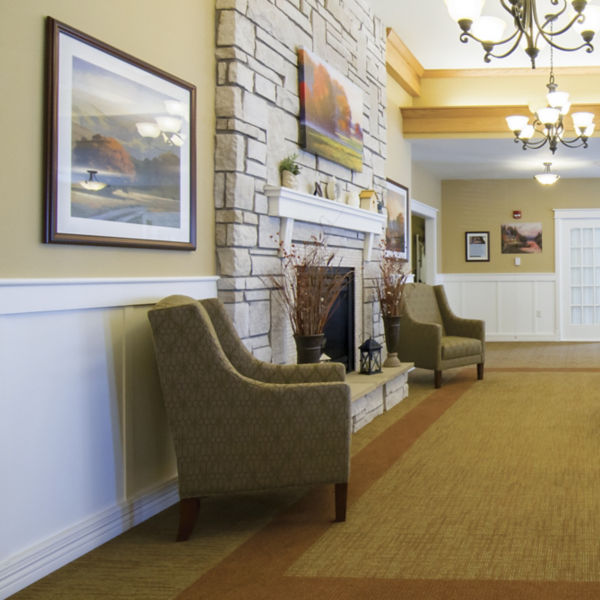Brookdale Fort Collins Al Community Living Room