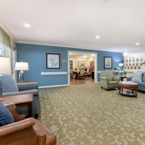 Brookdale Harrisonburg Community Living Room