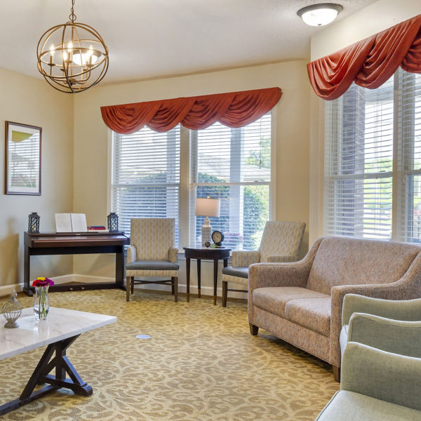 Brookdale High Point Community Living Room