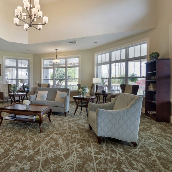 Brookdale High Point North Al Community Living Room