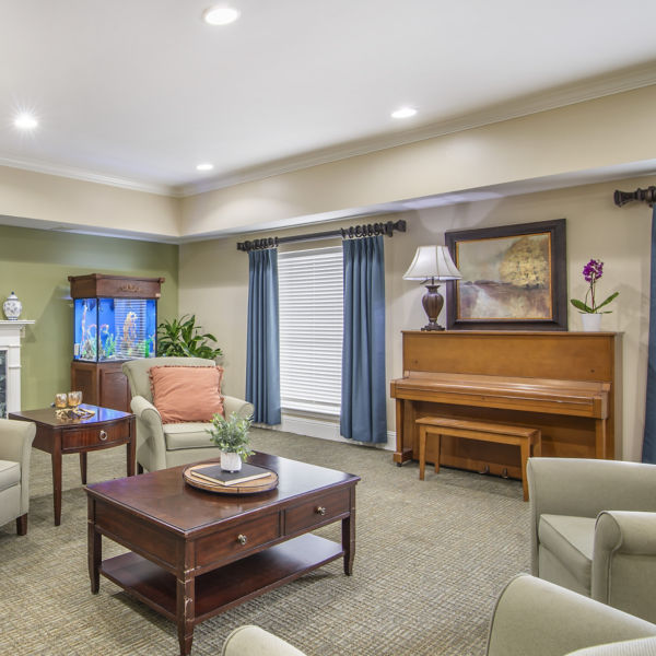 Brookdale Lawrenceville Community Living Room