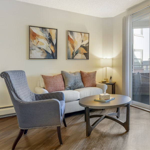 Brookdale Meridian Englewood Apartment Living Room