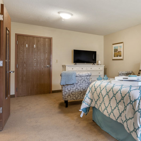 Brookdale Painted Post Apartment Bedroom