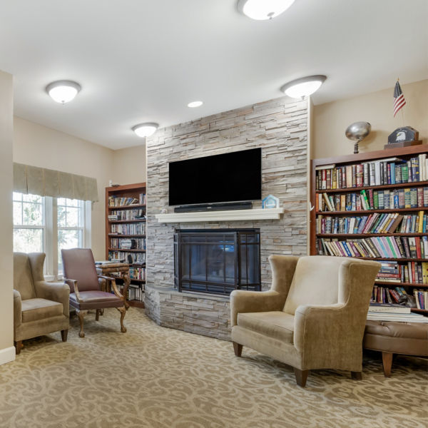 Brookdale Redmond Community Living Room