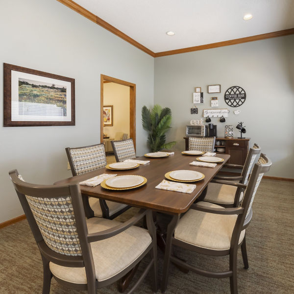 Brookdale Stillwater Private Dining Room