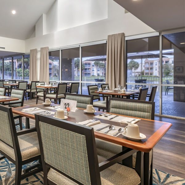 Brookdale West Palm Beach Dining Room