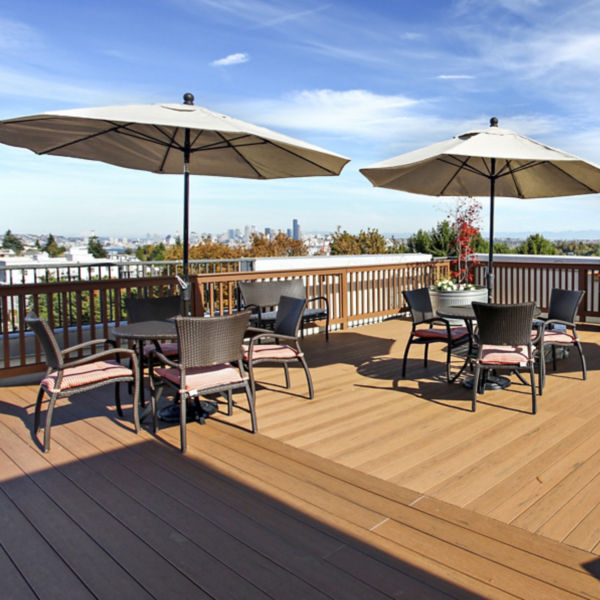 Brookdale West Seattle Rooftop Patio