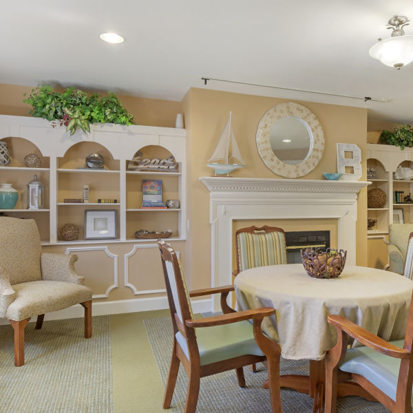 Brookdale Wilmington Community Living Room